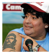 Diego Maradona tetování