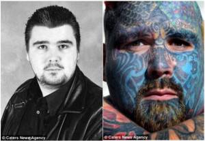 Životní změna: Posedlý tetováním. Matt v 16ti letech a po dvaceti letech